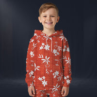 Modetrail Elvis Presley Orange Aloha Tracksuit For Kid Costume Hoodie Sweatshirt T-Shirt Sweatpants, Elvis Presley Costume S-5XL US Size