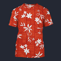 Elvis Orange Aloha T-shirt Costume, S-5XL US Size, Gift For Him