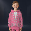 Modetrail Elvis Presley Owl Pink Hoodie Costume For Kid, S-5XL US Size