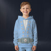 Modetrail Elvis Presley Owl Powder Blue Tracksuit For Kid Costume Hoodie Sweatshirt T-Shirt Sweatpants, Elvis Presley Costume S-5XL US Size