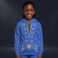 Modetrail Elvis Presley Owl Royal Blue Fleece Zip Hoodie Costume For Kid, S-5XL US Size