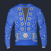 Elvis Owl Royal Blue Long Sleeves Costume, S-5XL US Size, Gift For Him