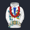Modetrail Elvis Presley Peacock Hawaiian Flower Necklace Hoodie Costume, Elvis Presley Costume S-5XL US Size, Gift For Him