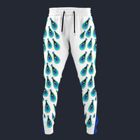 Modetrail Elvis Presley Peacock Hawaiian Flower Necklace Sweatpants Costume, Elvis Presley Costume S-5XL US Size, Gift For Him