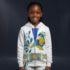 Modetrail Elvis Presley Peacock Fleece Zip Hoodie Costume For Kid, S-5XL US Size