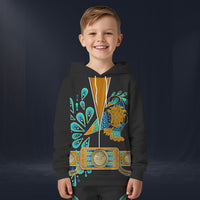 Modetrail Elvis Presley Peacock Orange Hoodie Costume For Kid, S-5XL US Size