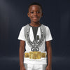 Modetrail Elvis Presley Phoenix Black T-shirt Costume For Kid, S-5XL US Size