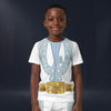 Modetrail Elvis Presley Phoenix Powder Blue T-shirt Costume For Kid, S-5XL US Size