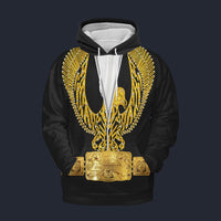 Modetrail Elvis Presley Phoenix Powder Gold Yellow Hoodie Costume, S-5XL US Size, Gift For Him