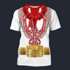 Modetrail Elvis Presley Phoenix Red Hawaiian Flower Necklace T-shirt Costume, Elvis Presley Costume S-5XL US Size, Gift For Him