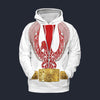 Modetrail Elvis Phoenix Red Tracksuit Costume Hoodie Sweatshirt T-Shirt Sweatpants, S-5XL US Size