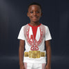 Modetrail Elvis Presley Phoenix Red T-shirt Costume For Kid, S-5XL US Size