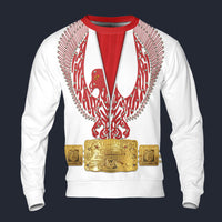 Modetrail Elvis Phoenix Red Long Sleeves Costume, S-5XL US Size, Gift For Him