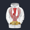 Modetrail Elvis Phoenix Red Zip Hoodie Costume, S-5XL US Size, Gift For Him