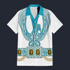 Elvis Phoenix Turquoise Blue Hawaiian Shirt Costume, S-5XL US Size, Unisex Button Down Shirt