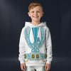 Modetrail Elvis Presley Phoenix Turquoise Blue Hoodie Costume For Kid, S-5XL US Size