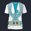 Elvis Phoenix Turquoise Blue T-shirt Costume, S-5XL US Size, Gift For Him