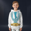 Modetrail Elvis Presley Phoenix Turquoise Hoodie Costume For Kid, S-5XL US Size