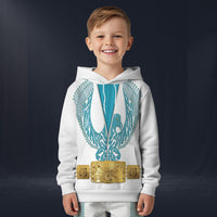 Modetrail Elvis Presley Phoenix Turquoise Fleece Hoodie Costume For Kid, S-5XL US Size