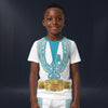 Modetrail Elvis Presley Phoenix Turquoise Tracksuit For Kid Costume Hoodie Sweatshirt T-Shirt Sweatpants, Elvis Presley Costume S-5XL US Size