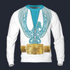Modetrail Elvis Phoenix Turquoise Long Sleeves Costume, S-5XL US Size, Gift For Him