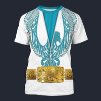 Modetrail Elvis Phoenix Turquoise Tracksuit Costume Hoodie Sweatshirt T-Shirt Sweatpants, S-5XL US Size