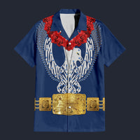 Modetrail Elvis Presley Tiger Black Hawaiian Flower Necklace Hawaiian Shirt Costume, Elvis Presley Costume S-5XL US Size, Unisex Button Down Shirt