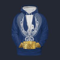 Elvis Phoenix Navy And White Hoodie Costume, S-5XL US Size, Gift For Him