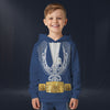 Modetrail Elvis Presley Phoenix (Navy & White) Tracksuit For Kid Costume Hoodie Sweatshirt T-Shirt Sweatpants, Elvis Presley Costume S-5XL US Size