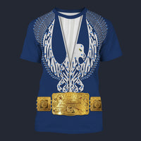 Elvis Phoenix Navy And White Tracksuit Costume Hoodie Sweatshirt T-Shirt Sweatpants, S-5XL US Size
