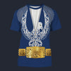 Elvis Phoenix Navy And White T-shirt Costume, S-5XL US Size, Gift For Him