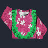 Modetrail Elvis Presley Pink Aloha Hawaiian Flower Necklace Sweater Costume, Elvis Presley Costume S-5XL US Size, Gift For Him