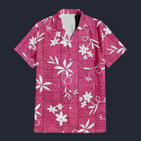 Elvis Pink Aloha Hawaiian Shirt Costume, S-5XL US Size, Unisex Button Down Shirt