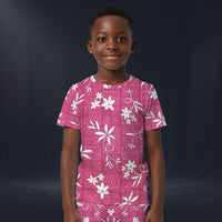 Modetrail Elvis Presley Pink Aloha T-shirt Costume For Kid, S-5XL US Size
