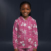 Modetrail Elvis Presley Pink Aloha Fleece Zip Hoodie Costume For Kid, S-5XL US Size