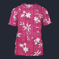 Elvis Pink Aloha T-shirt Costume, S-5XL US Size, Gift For Him