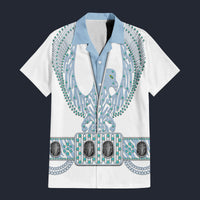 Elvis Powder Blue Phoenix Hawaiian Shirt Costume, S-5XL US Size, Unisex Button Down Shirt