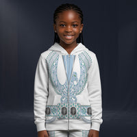 Modetrail Elvis Presley Powder Blue Phoenix Fleece Zip Hoodie Costume For Kid, S-5XL US Size
