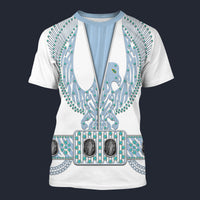 Elvis Powder Blue Phoenix Tracksuit Costume Hoodie Sweatshirt T-Shirt Sweatpants, S-5XL US Size