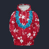 Modetrail Elvis Presley Red Aloha Hawaiian Flower Necklace Hoodie Costume, Elvis Presley Costume S-5XL US Size, Gift For Him