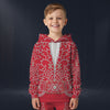 Modetrail Elvis Presley Red Swirl Tracksuit For Kid Costume Hoodie Sweatshirt T-Shirt Sweatpants, Elvis Presley Costume S-5XL US Size