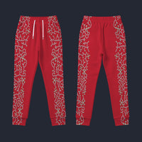 Modetrail Elvis Presley Red Swirl Sweatpants Costume For Kid, S-5XL US Size