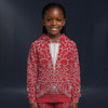 Modetrail Elvis Presley Red Swirl Zip Hoodie Costume For Kid, S-5XL US Size