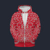 Elvis Red Swirl Tracksuit Costume Hoodie Sweatshirt T-Shirt Sweatpants, S-5XL US Size