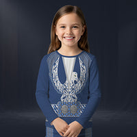 Modetrail Elvis Presley Royal Blue Phoenix Sweater Costume For Kid, S-5XL US Size