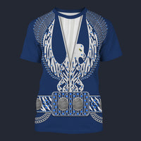 Elvis Royal Blue Phoenix Tracksuit Costume Hoodie Sweatshirt T-Shirt Sweatpants, S-5XL US Size