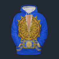 Modetrail Elvis Presley Sundial Blue Tracksuit Costume Hoodie Sweatshirt T-Shirt Sweatpants, S-5XL US Size