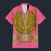 Modetrail Elvis Presley Sundial Pink Hawaiian Shirt Costume, S-5XL US Size, Unisex Button Down Shirt