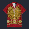 Modetrail Elvis Presley Sundial Red Hawaiian Shirt Costume, S-5XL US Size, Unisex Button Down Shirt