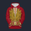 Modetrail Elvis Presley Sundial Red Hoodie Costume, S-5XL US Size, Gift For Him